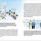 Text: „Wusstest du... Jamaika-Koalition, Ampel-Koalition, Angela Merkel, Helmut Kohl.“ Illustration: Tiere, Personen, Ampel, Velo.