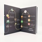 "Unsere Geschichte" beschriftet eine illustrative Zeitleiste mit bedeutenden Ereignissen, Bildern wie Sonne, Mond und Schiff. 