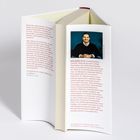 Text über Wirtschaft und Gesellschaftsveränderung, Zitat und Einladung von Benjamin Otto. Foto von sitzendem Mann im Anzug.