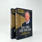 Buchcover mit Titel: "Das Ende von Win-Win", Autor: Matthias Schranner. Text: "Verhandeln in Zeiten der Kompromisslosigkeit". Logo: Econ.