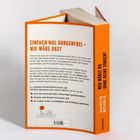 Einfach mal sorgenfrei - wie wäre das? Wer wärst du ohne deine Sorgen? Illustration: Person rudert im sinkenden Boot.