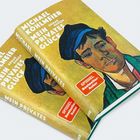 Zwei Bücher mit dem Titel "MEIN PRIVATES GLÜCK" von Michael Köhlmeier, Sticker: "SPIEGEL Bestseller-Autor". Cover: Porträt eines Mannes.