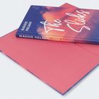 Auf einem roten Untergrund liegt schräg ein Buch mit dem Titel "The Slicks" von Maggie Nelson.