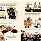 Ein Comic mit Odysseus auf Siringe, der Insel der Lotophagen, wo seine Männer das Gedächtnis verlieren.