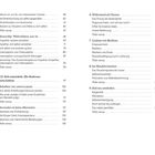 Inhaltsverzeichnis mit Themen wie Sensorik, Resilienz und Selbstbestimmung, gegliedert in verschiedene Abschnitte und Seitenzahlen.
