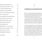 GEBRAUCHSANWEISUNG

Ein Text über den Wandel von Weihnachten, To-do-Listen und Termindruck. Kapitelübersicht links mit Seitennummern.