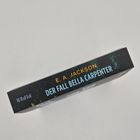 E. A. Jackson: Der Fall Bella Carpenter. PIPER. Es ist der Rücken eines Buches auf hellem Hintergrund.