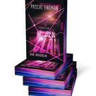 "Thriller Der Clan Die Regeln" darunter "Pascal Engman", "Piper" seitlich. Cover mit Neonlinien und Stadtansicht.