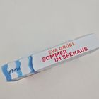 Auf dem Buchrücken steht: "EVA GRÜBL SOMMER IM SEEHAUS". Links ist der Name des Verlags in Blau.