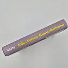 Text: "Elisa Faision Konstellationen" und "PIPER". 
Seitlicher Blick auf einen lilafarbenen Bucheinband.