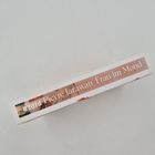 Buchtitel: "Pierre Jarawan Frau im Mond". Seitenansicht eines Buchrückens mit schlichtem Design.