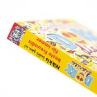 "Nikkis (nicht ganz so) beste Freundin für immer." Comic-Stil mit farbenfrohen Illustrationen auf gelbem Hintergrund.