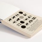 Der Mond 2027. Illustrationen von Tierkreiszeichen und Mondphasen auf einer Kalenderseite.