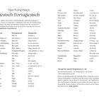 Mini-Wörterbuch Deutsch-Portugiesisch. Enthält Begriffe, Redewendungen und eine Rezeptbeschreibung für Brigadeiros.