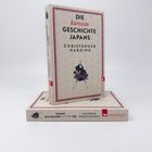 Buchcover mit Text: "Die kürzeste Geschichte Japans" von Christopher Harding. Illustration eines Samurai, Ullstein-Logo.