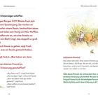 Texte: "Erinnerungen schaffen", "Achtsamer Moment", "Selbstakzeptanz". Illustration: Winnie Puuh und Ferkel betrachten eine Ameise.