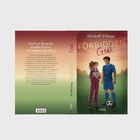 Text: "FORBIDDEN Goal", "Elizabeth S. Sawyer". Eine Frau im Trainingsanzug spricht mit einem Fußballspieler auf einem Feld.