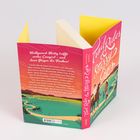 "Hollywood-Hotty trifft cooles Cowgirl – und dann fliegen die Funken!" Buch in Rosa mit Illustrationen von Reitern.
