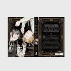 Titel: "CLAN 5". 

Vorderseite: Zwei stilvolle Charaktere, ein Schwarzhaariger und ein Blondhaariger, in eleganter Kleidung. 

Beschreibung: Gothic-Suspense über junge Vampire und ein geheimes Duell.