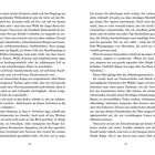 Seitenzahlen: 10 und 11.  
Der Text beschreibt einen Flug über Kanada, Gedanken über die Natur und eine Konversation mit dem Sitznachbarn Roger.