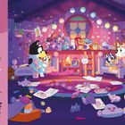 Text: Schlafenszeit; Es ist der Abend vor Ostern...; Wie findest du...? In einem gemütlichen Kinderzimmer mit Spielsachen und Zeichnungen.