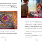 Links Sophia auf einem Kistchen. Rechts Sophia liest Einladung. Gespräch mit Mutter über Sorgen. Emotionale Szene.