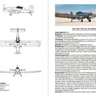 "Air Tractor OA-1K Skyraider II" mit technischen Daten und Details. Zeichnungen von Flugzeugseiten- und Draufsicht.