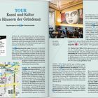Seite 144: "TOUR Kunst und Kultur in Häusern der Gründerzeit". Infos: Start/Ziel Fasanenstraße. Karte mit Markierungen.