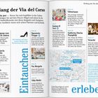 Entlang der Via del Corso. Dolce Vita pur — Bevor Sie sich kopfüber in das Treiben stürzen, steigen Sie auf den Pincio-Hügel. 