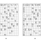 Es ist ein Kreuzworträtsel mit vielen Hinweisen. Zahlen "12" und "13" unten. Links und rechts jeweils ein 15x15-Raster.