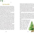 "Die Mausefalle" ist der Titel. Ein Text erzählt von einem Mausefallenverkäufer, einem Treffen in einer Hütte und einem Diebstahl.

Illustration: Eine Maus, Tannenzweige, Fuchs und Schneeflocken.