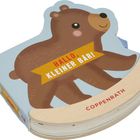 „Hallo, kleiner Bär! Coppenrath. Mein erstes Schaukelbuch.“ Illustration eines lächelnden Bären auf Schaukel.