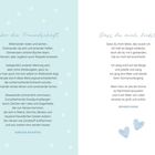 Links: "Über die Freundschaft" von Aurelius Augustinus. Rechts: "Dass du mich liebst" von Heinrich Heine. Herzen unten.