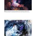 fig. 2: Dreidimensionale Darstellung des Nebels Gum 29 mit Sternhaufen Westerlund 2.  
fig. 3: Léa d Allexandre, Deep Constellation, 2025.