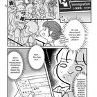 Texte: „So viele Menschen!!! Und aus allen möglichen Ländern!“, „Nein... Beruhige dich...“, „Verdammt, langsam werde ich nervös!“, „Wenn man bei ‚Reisezweck‘ ‚Tourismus‘ ankreuzt, klappt das garantiert!!“

Szene: Viele Personen in einer Schlange bei der Immigration mit verschiedenen Sprachen. Eine Figur wirkt nervös und hält ein Formular.