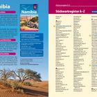 Namibia: Entdecken und erleben. Informationen über Reisen, Kultur, Aktivitäten. Register A-Z mit Seitenzahlen. Baum in Wüste.