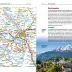 Text auf der rechten Seite: "Berchtesgaden... Am Anfang stand ein Kloster... Geschichte... 4". 

Links ist eine Karte vom Berchtesgadener Land.