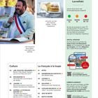 „écoute mit maximalem Lerneffekt“. Links ein Politiker, rechts eine Tarte tropézienne, Infos zu Artikeln und Abos.