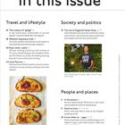 In dieser Ausgabe: Reisethemen, Gesellschaft und Politik, Menschen und Orte. Enthält Artikel, Rezensionen und Berichte.