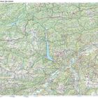 WK 321 Achensee - Rofan - Unterinntal. Topografische Karte mit grünen Landschaften, Seen und Höhenlinien. Logo oben rechts.