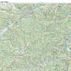 Text: "Gleinalpe - Lipizzanerheimat - Leoben - Voitsberg". Eine detaillierte topografische Karte mit Hügeln, Straßen und Flüssen.