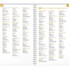 Seiten 289 bis 290; Abschnitt "Camping- und Stellplätze | Camping and caravan sites". Spiralbindung, gelbe Markierungen.