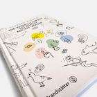 „FLORIAN AIGNER - DIE WIRKLICHKEIT IST SCHAUERLICH UND NICHT WAHR.“ Umschlag mit skizzenhaften Illustrationen.