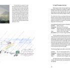 Text: "The rainbow acts as a natural prism." Darunter ein Regenbogen über einer Landschaft und eine Illustration mit Bergen.