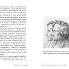 Text: Porträt von Wilhelm (links) und Jacob Grimm in Berlin.
Illustration: Zwei Männer im Profil nebeneinander.