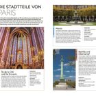 Die Stadtteile von Paris werden beschrieben, einschließlich Marais, Île de la Cité/Île St-Louis, Bastille/Oberkampf.