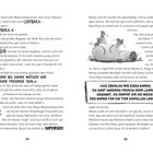 Seite mit Textdialogen über Capybaras, ihrem Verhalten und Spaß am Streicheln. Illustration eines liegenden Nagetiers.