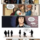 Comic mit Schülern in einem Flur. Ein Junge wird bedroht. Texte beschreiben neue und alte Probleme.