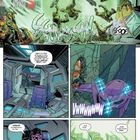 "Smash", "Wenn ich den Sprung in den Hyperraum schaffe, bin ich diese grüne Pest los!", "Haha! Ich war wohl zu viel ...", "... für dich ...", "Okay, also noch mal...". 

Grüne Explosion und Figuren fliegen. Szenen in einem futuristischen Cockpit.