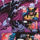 Comic-Stil, ein verwundeter Mann in Rüstung liegt am Boden, ein anderer mit Krallen steht drohend über ihm.